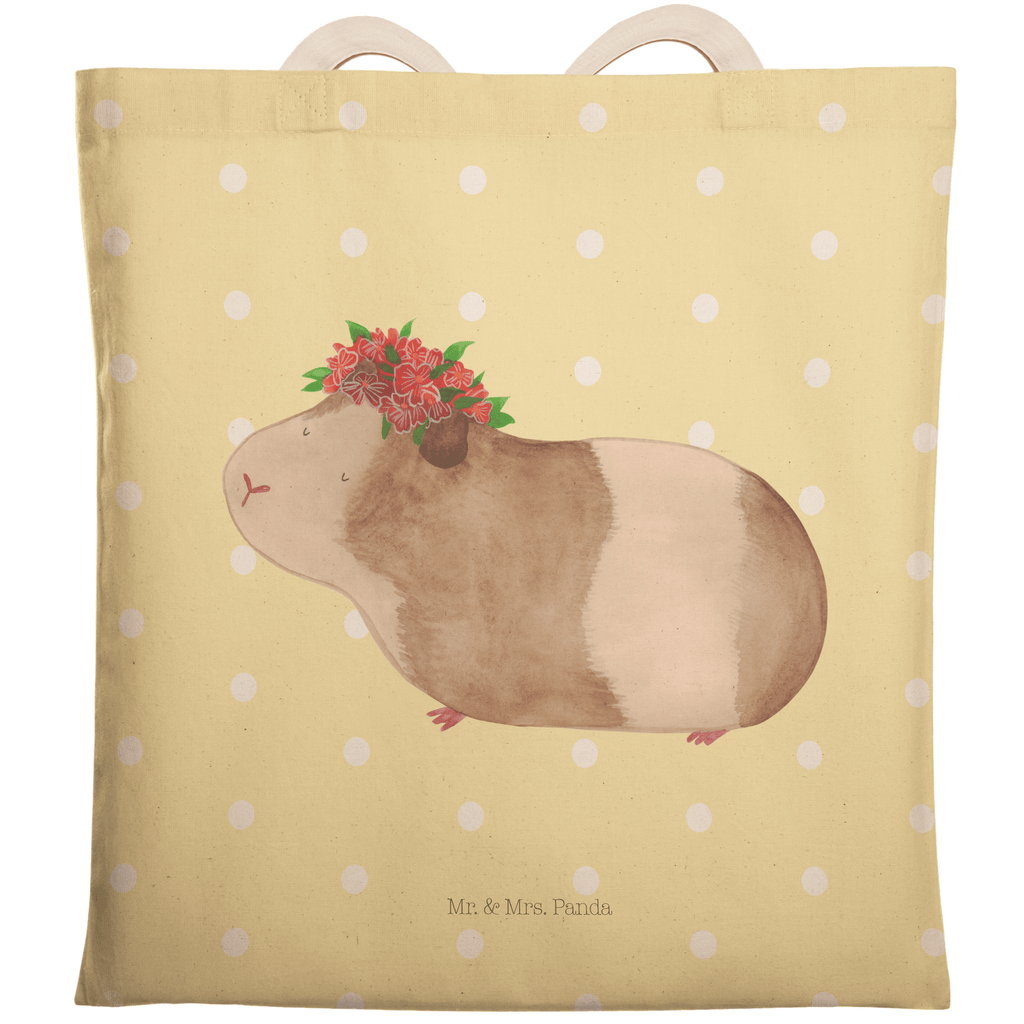 Einkaufstasche Meerschweinchen weise Tragetasche, Tasche, Beutel, Stofftasche, Baumwolltasche, Umhängetasche, Shopper, Tiermotive, Gute Laune, lustige Sprüche, Tiere, Meerschweinchen, Meerie, Meeries, Wunder, Blumenkind, Realität, Spruch, Weisheit, Motivation, Wunderland