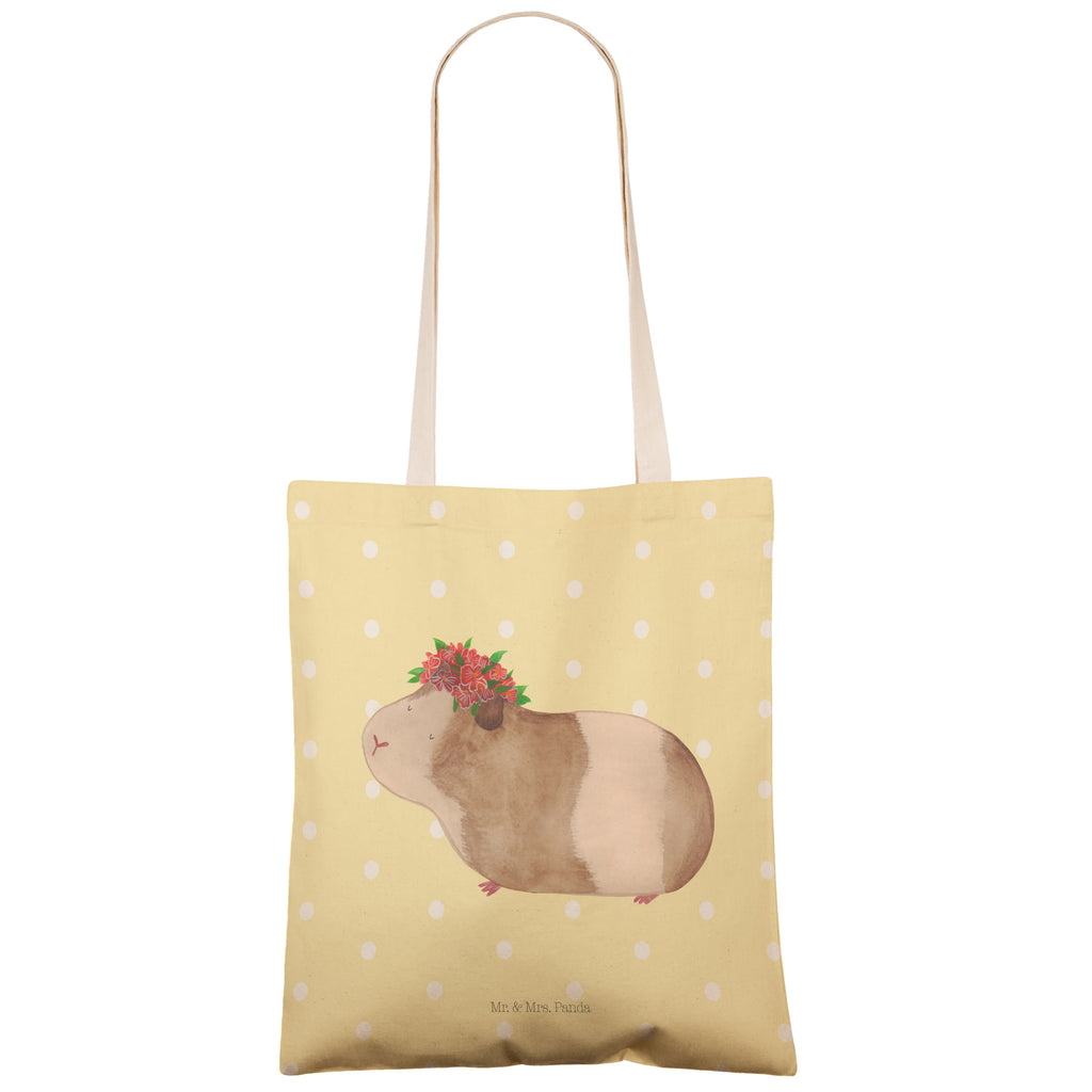 Einkaufstasche Meerschweinchen weise Tragetasche, Tasche, Beutel, Stofftasche, Baumwolltasche, Umhängetasche, Shopper, Tiermotive, Gute Laune, lustige Sprüche, Tiere, Meerschweinchen, Meerie, Meeries, Wunder, Blumenkind, Realität, Spruch, Weisheit, Motivation, Wunderland