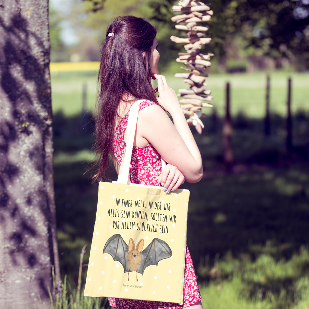 Einkaufstasche Fledermaus Flügel Tragetasche, Tasche, Beutel, Stofftasche, Baumwolltasche, Umhängetasche, Shopper, Tiermotive, Gute Laune, lustige Sprüche, Tiere