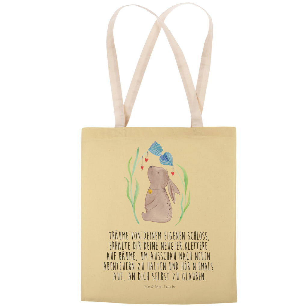 Einkaufstasche Hase Blume Tragetasche, Tasche, Beutel, Stofftasche, Baumwolltasche, Umhängetasche, Shopper, Ostern, Osterhase, Ostergeschenke, Osternest, Osterdeko, Geschenk zu Ostern, Hase, Kaninchen, Kind, Taufe, Taufgeschenk, Geburt, Schwangerschaft, erstes Kind, Kindergeburtstag, Geburtstag, Hoffnung, Träume