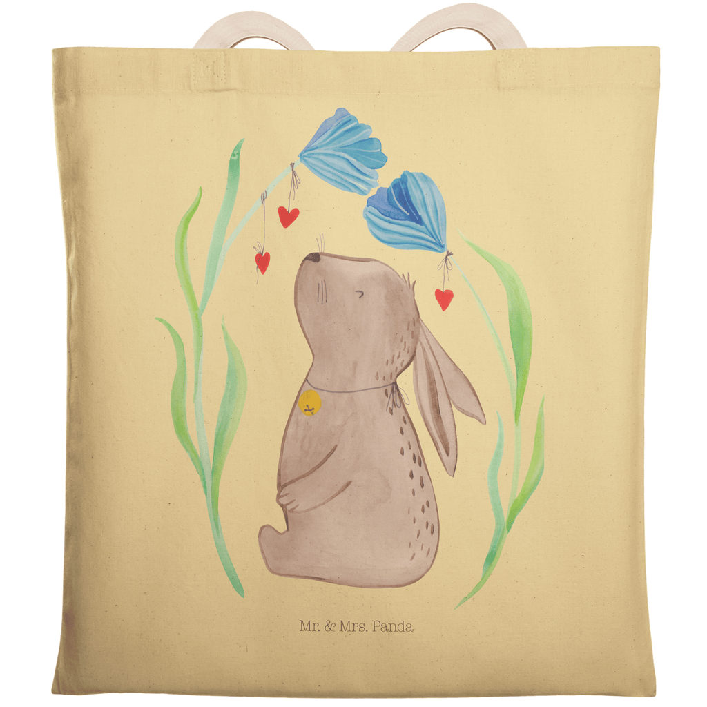 Einkaufstasche Hase Blume Tragetasche, Tasche, Beutel, Stofftasche, Baumwolltasche, Umhängetasche, Shopper, Ostern, Osterhase, Ostergeschenke, Osternest, Osterdeko, Geschenk zu Ostern, Hase, Kaninchen, Kind, Taufe, Taufgeschenk, Geburt, Schwangerschaft, erstes Kind, Kindergeburtstag, Geburtstag, Hoffnung, Träume