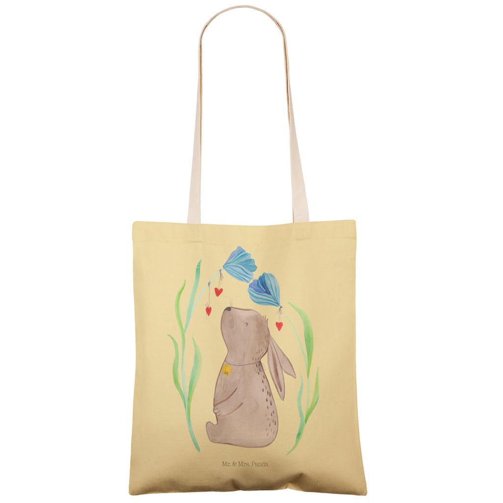 Einkaufstasche Hase Blume Tragetasche, Tasche, Beutel, Stofftasche, Baumwolltasche, Umhängetasche, Shopper, Ostern, Osterhase, Ostergeschenke, Osternest, Osterdeko, Geschenk zu Ostern, Hase, Kaninchen, Kind, Taufe, Taufgeschenk, Geburt, Schwangerschaft, erstes Kind, Kindergeburtstag, Geburtstag, Hoffnung, Träume