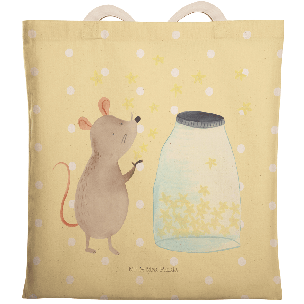 Einkaufstasche Maus Sterne Tragetasche, Tasche, Beutel, Stofftasche, Baumwolltasche, Umhängetasche, Shopper, Tiermotive, Gute Laune, lustige Sprüche, Tiere, Maus, Sterne, Wunsch, Kind, Taufe, Taufgeschenk, Geburt, Schwangerschaft, erstes Kind, Kindergeburtstag, Geburtstag, Hoffnung, Träume