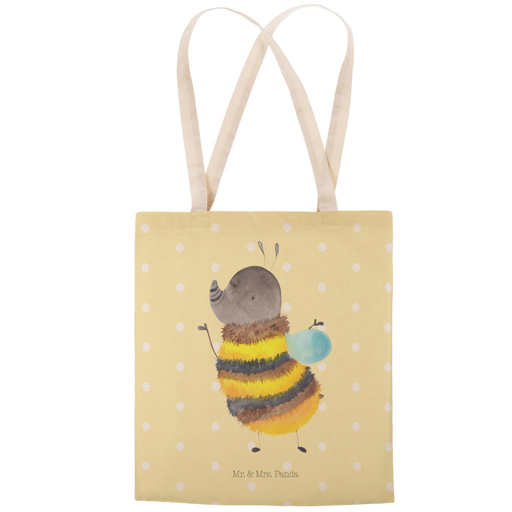 Einkaufstasche Hummel flauschig Tragetasche, Tasche, Beutel, Stofftasche, Baumwolltasche, Umhängetasche, Shopper, Tiermotive, Gute Laune, lustige Sprüche, Tiere, Hummel, Flauschig, Biene, Blume, Natur