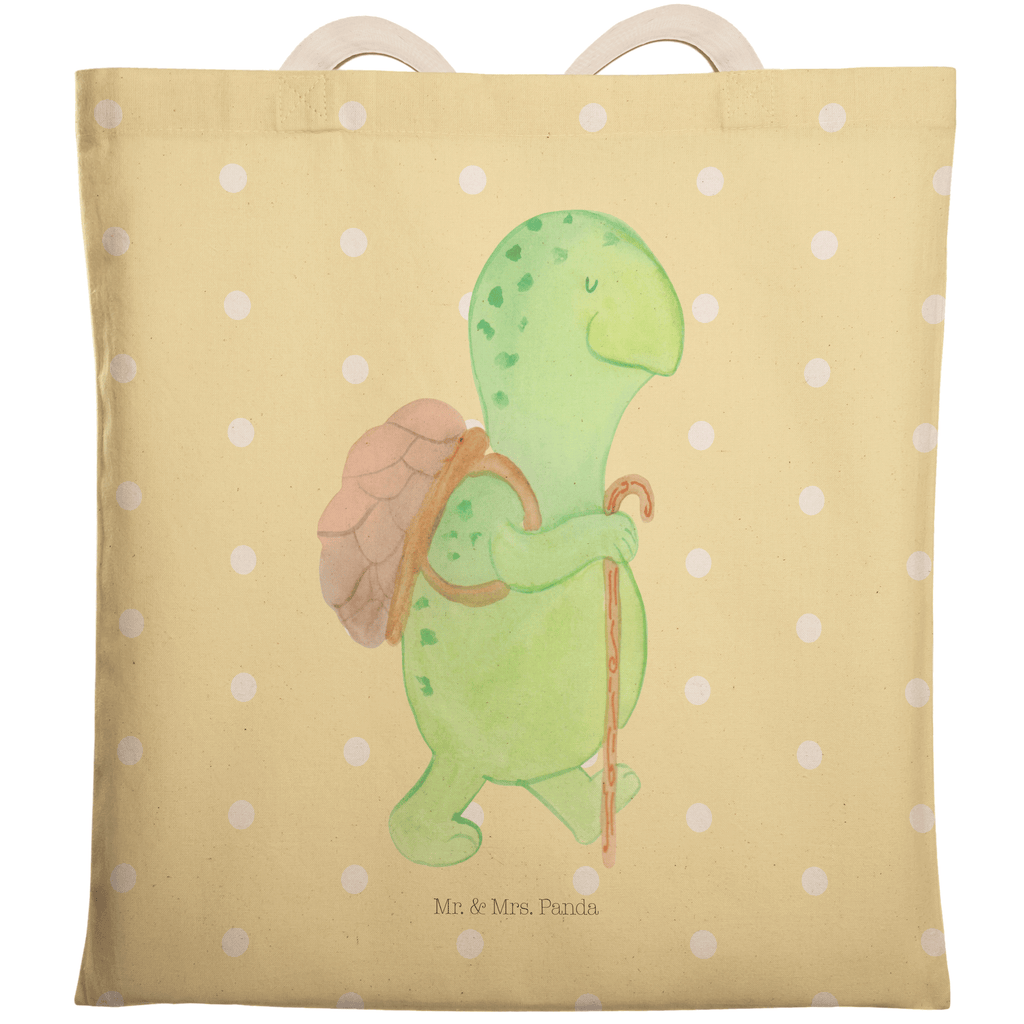 Einkaufstasche Schildkröte Wanderer Tragetasche, Tasche, Beutel, Stofftasche, Baumwolltasche, Umhängetasche, Shopper, Schildkröte, Schildkröten, Motivation, Motivationsspruch, Motivationssprüche, Neuanfang