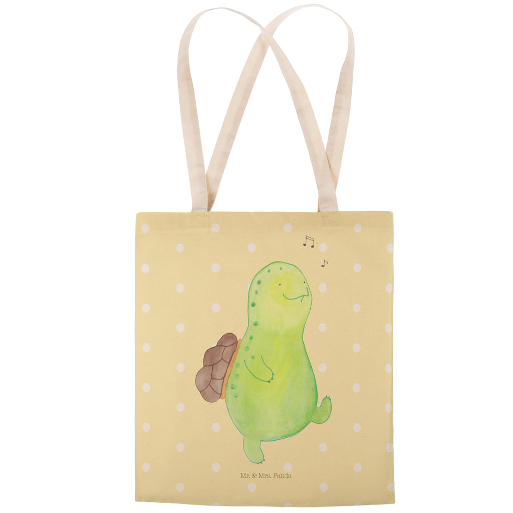 Einkaufstasche Schildkröte pfeift Tragetasche, Tasche, Beutel, Stofftasche, Baumwolltasche, Umhängetasche, Shopper, Schildkröte, Schildi, Schildkröten, fröhlich, Glück, Motivation, Lebensfreude, Depression, Trennung, Neuanfang