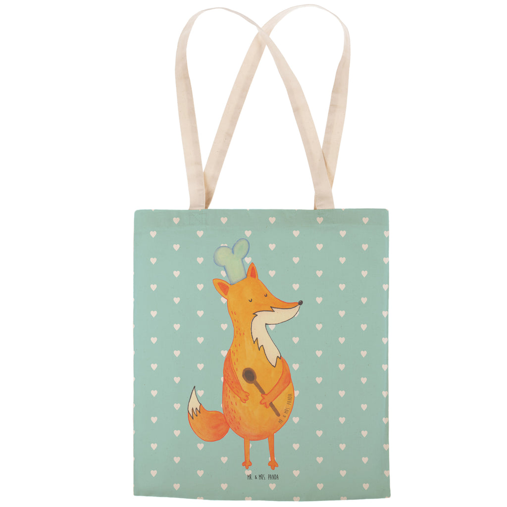 Einkaufstasche Fuchs Koch Tragetasche, Tasche, Beutel, Stofftasche, Baumwolltasche, Umhängetasche, Shopper, Fuchs, Füchse, Koch Geschenk, Küche Spruch, Küche Deko, Köche, Bäcker, Party Spruch, Spruch lustig, witzig