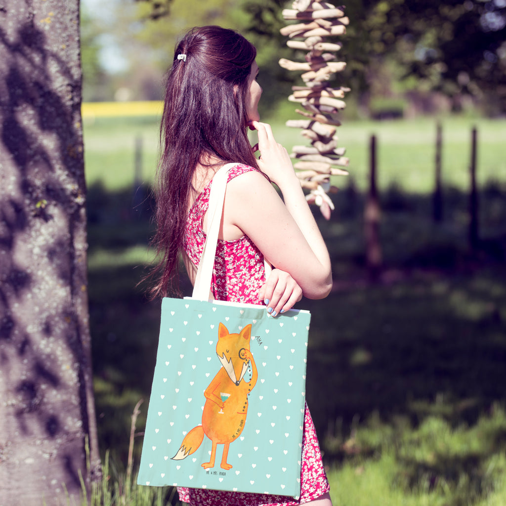 Einkaufstasche Fuchs Lord Tragetasche, Tasche, Beutel, Stofftasche, Baumwolltasche, Umhängetasche, Shopper, Fuchs, Füchse, tröstende Worte, Spruch lustig, Liebeskummer Geschenk, Motivation Spruch, Problemlösung