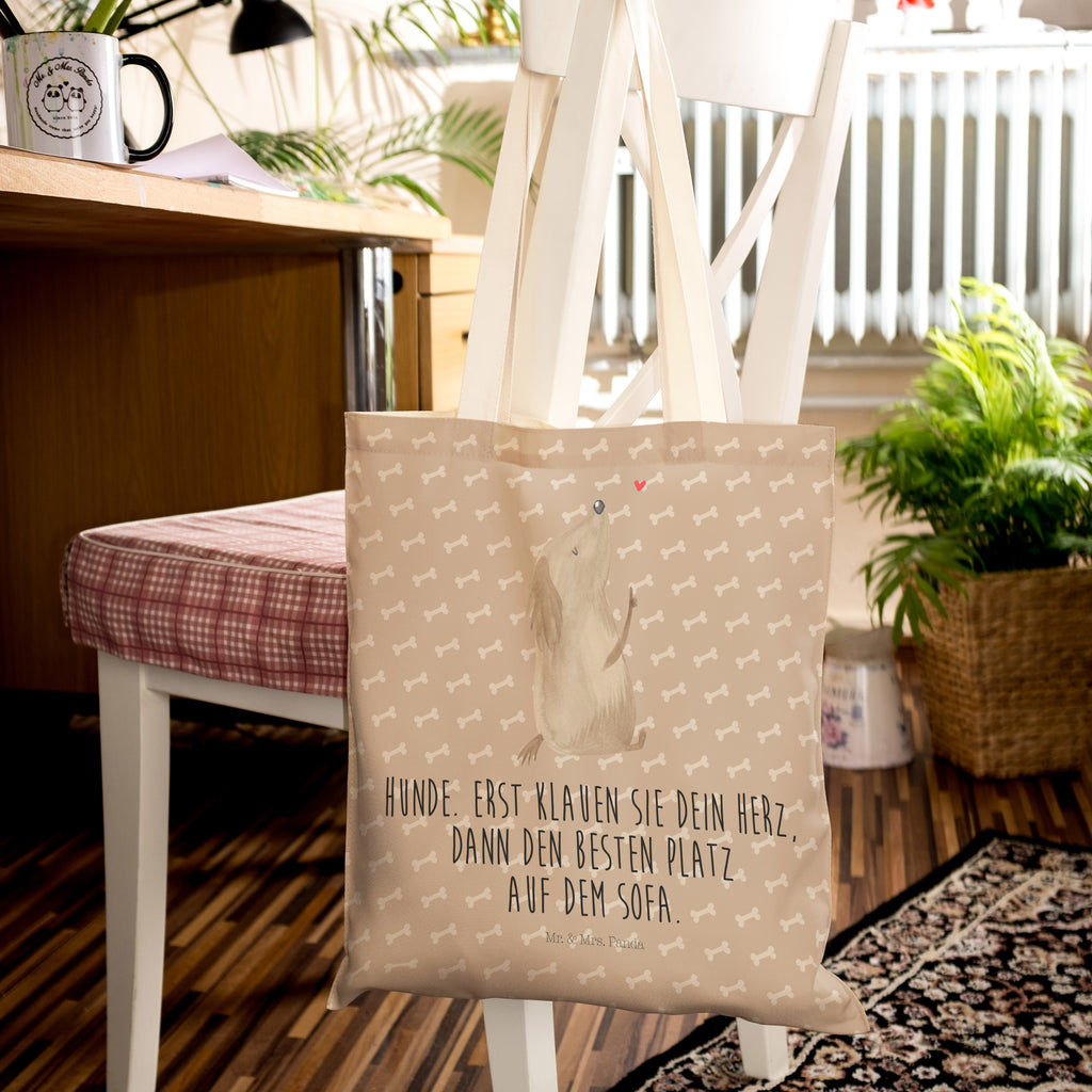 Einkaufstasche Hund Liebe Tragetasche, Tasche, Beutel, Stofftasche, Baumwolltasche, Umhängetasche, Shopper, Hund, Hundemotiv, Haustier, Hunderasse, Tierliebhaber, Hundebesitzer, Sprüche, Liebe, Hundeglück, Hundeliebe, Hunde, Frauchen