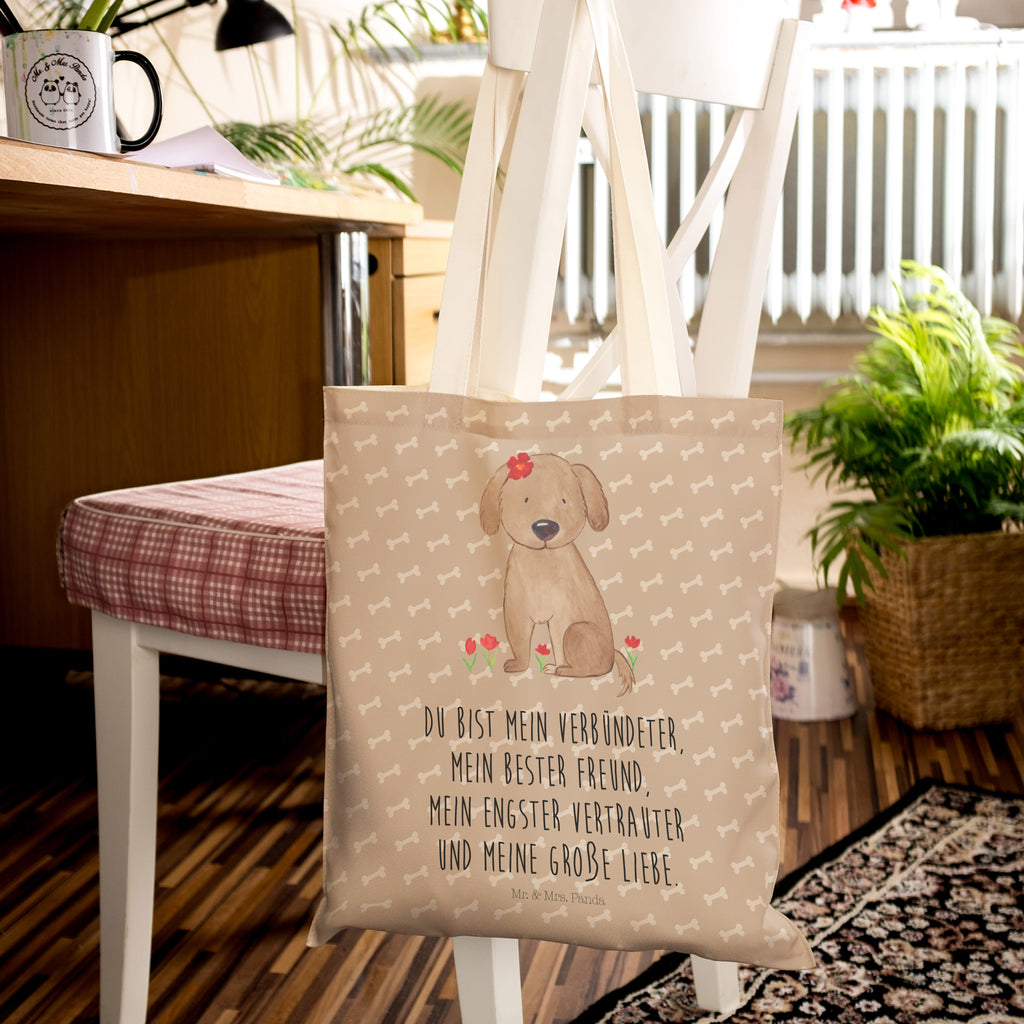 Einkaufstasche Hund Hundedame Tragetasche, Tasche, Beutel, Stofftasche, Baumwolltasche, Umhängetasche, Shopper, Hund, Hundemotiv, Haustier, Hunderasse, Tierliebhaber, Hundebesitzer, Sprüche, Hunde, Hundeliebe, Hundeglück, Liebe, Frauchen