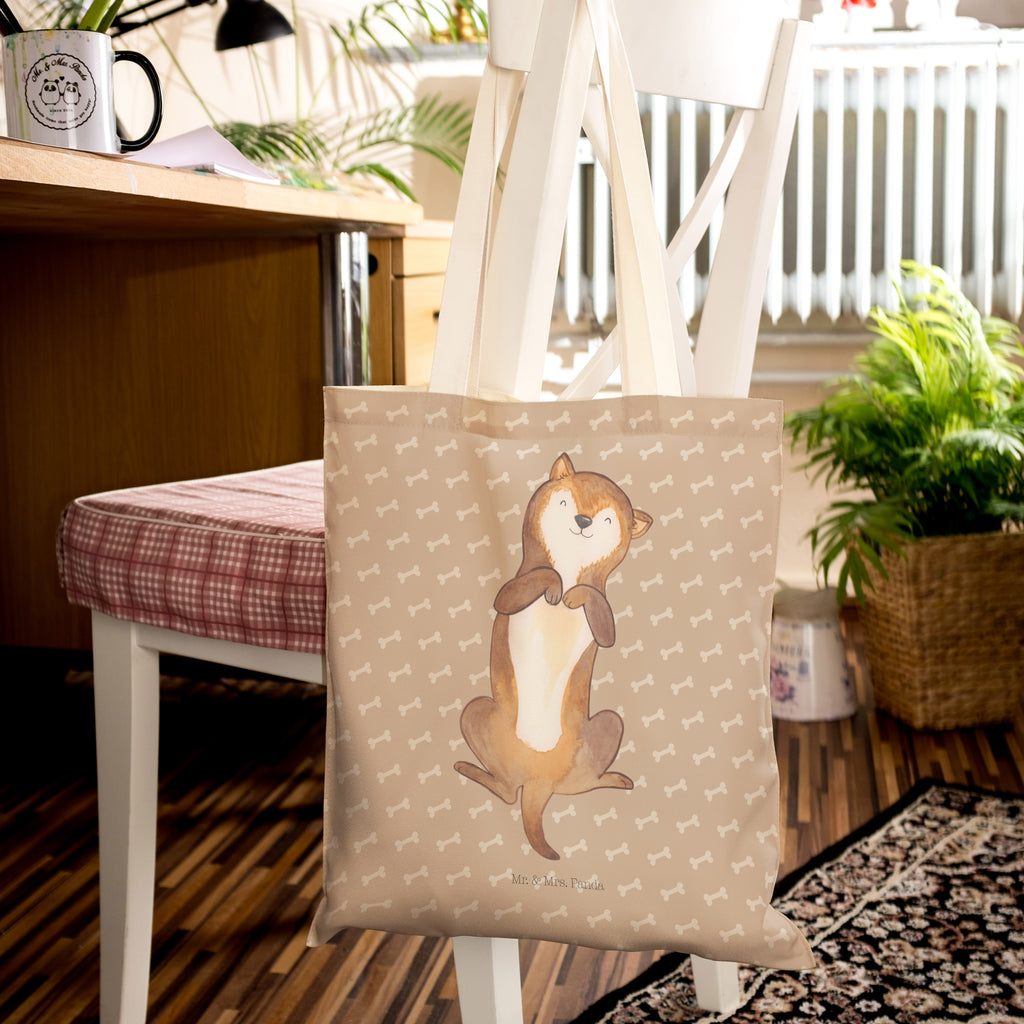 Einkaufstasche Hund Bauchkraulen Tragetasche, Tasche, Beutel, Stofftasche, Baumwolltasche, Umhängetasche, Shopper, Hund, Hundemotiv, Haustier, Hunderasse, Tierliebhaber, Hundebesitzer, Sprüche, Hunde, Hundeliebe, Hundewelpe, Bauchkraulen