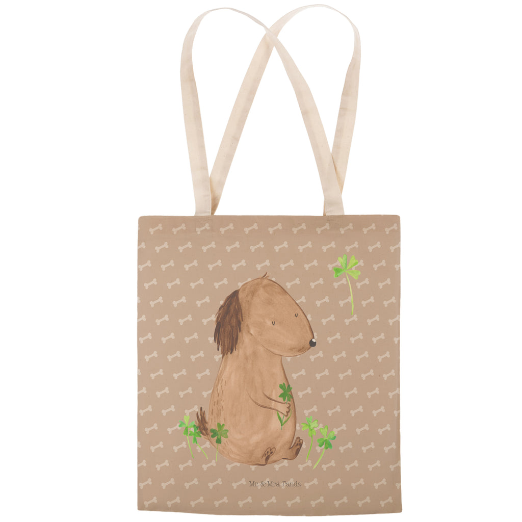 Einkaufstasche Hund Kleeblatt Tragetasche, Tasche, Beutel, Stofftasche, Baumwolltasche, Umhängetasche, Shopper, Hund, Hundemotiv, Haustier, Hunderasse, Tierliebhaber, Hundebesitzer, Sprüche, Kleeblatt, Glück, Tagträume, Motivation, Neuanfang, Geschenk, Glücksbringer, Selbstliebe, Achtsamkeit