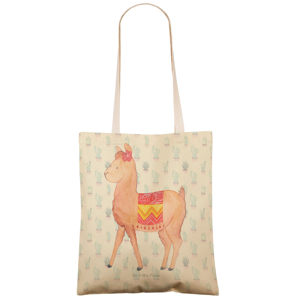 Einkaufstasche Alpaka stolz Tragetasche, Tasche, Beutel, Stofftasche, Baumwolltasche, Umhängetasche, Shopper, Alpaka, Lama