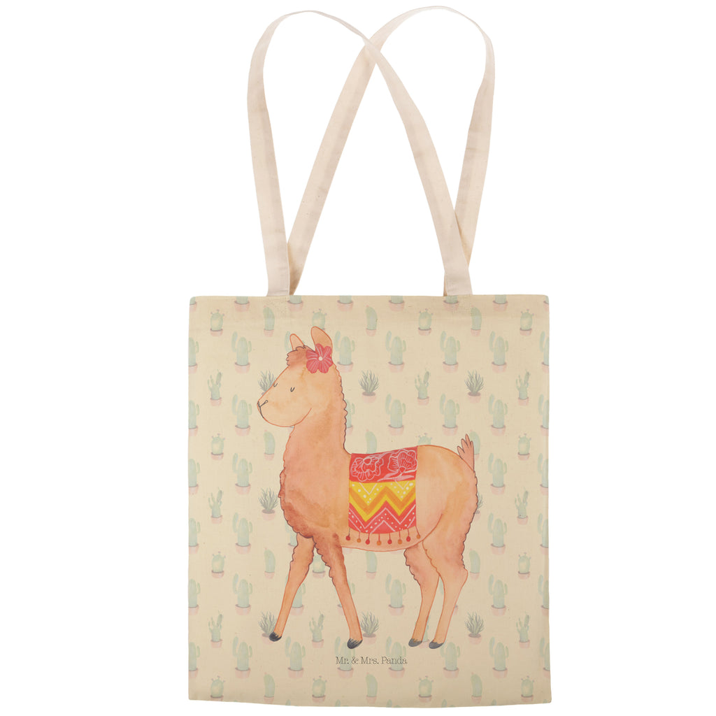Einkaufstasche Alpaka stolz Tragetasche, Tasche, Beutel, Stofftasche, Baumwolltasche, Umhängetasche, Shopper, Alpaka, Lama