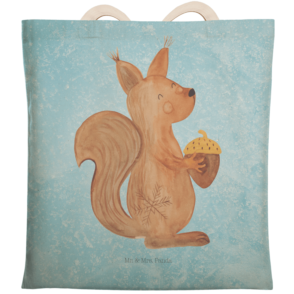 Einkaufstasche Eichhörnchen Weihnachtszeit Tragetasche, Tasche, Beutel, Stofftasche, Baumwolltasche, Umhängetasche, Shopper, Winter, Weihnachten, Weihnachtsdeko, Nikolaus, Advent, Heiligabend, Wintermotiv, Frohe Weihnachten, Frohes neues Jahr, Guten Rutsch, Weihnachtsmotiv, Weihnachtsgruß, Neujahr, Vogel