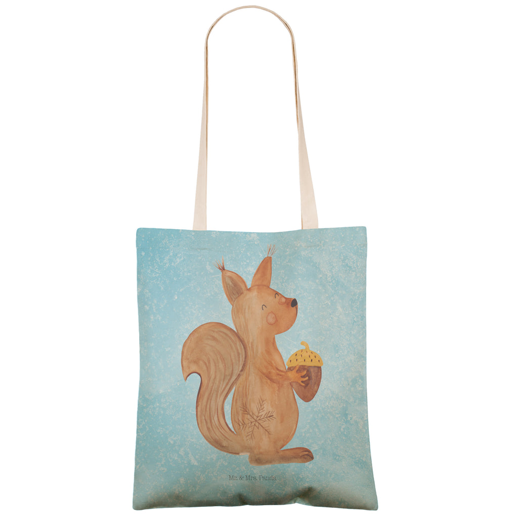 Einkaufstasche Eichhörnchen Weihnachtszeit Tragetasche, Tasche, Beutel, Stofftasche, Baumwolltasche, Umhängetasche, Shopper, Winter, Weihnachten, Weihnachtsdeko, Nikolaus, Advent, Heiligabend, Wintermotiv, Frohe Weihnachten, Frohes neues Jahr, Guten Rutsch, Weihnachtsmotiv, Weihnachtsgruß, Neujahr, Vogel