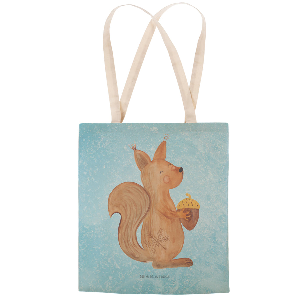 Einkaufstasche Eichhörnchen Weihnachtszeit Tragetasche, Tasche, Beutel, Stofftasche, Baumwolltasche, Umhängetasche, Shopper, Winter, Weihnachten, Weihnachtsdeko, Nikolaus, Advent, Heiligabend, Wintermotiv, Frohe Weihnachten, Frohes neues Jahr, Guten Rutsch, Weihnachtsmotiv, Weihnachtsgruß, Neujahr, Vogel