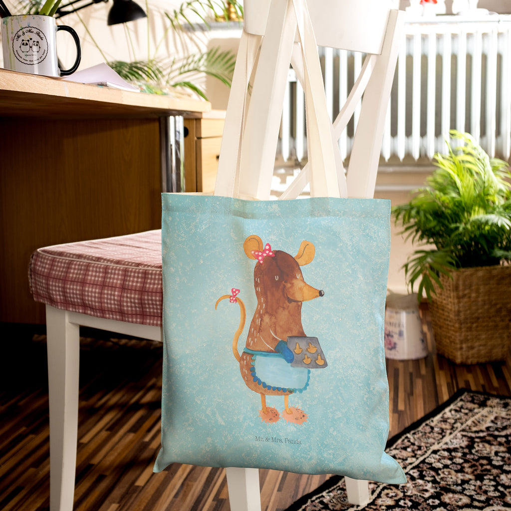 Einkaufstasche Maus Kekse Tragetasche, Tasche, Beutel, Stofftasche, Baumwolltasche, Umhängetasche, Shopper, Winter, Weihnachten, Weihnachtsdeko, Nikolaus, Advent, Heiligabend, Wintermotiv, Maus, Kekse, backen, Weihnachtskekse, Plätzchen, Weihnachtsbäckerei, Chaosqueen