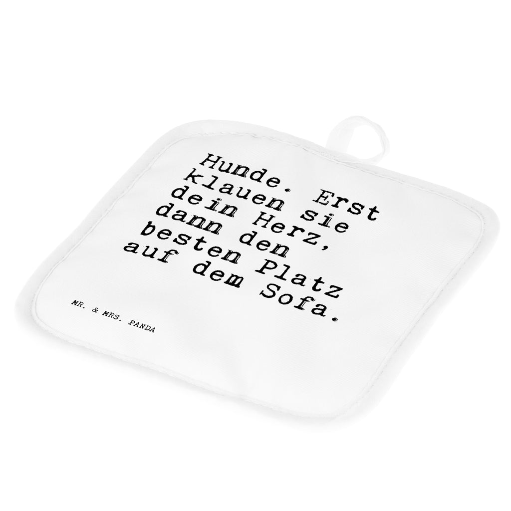 2er Set Topflappen  Sprüche und Zitate Hunde. Erst klauen sie dein Herz, dann den besten Platz auf dem Sofa. Topflappen, Topfuntersetzer, Ofenhandschuh, Topflappen Set, Topflappen lustig, Topflappen mit Spruch, Spruch, Sprüche, lustig, Weisheiten, Zitate, Spruch Sprüche Weisheiten Zitate Lustig Weisheit Worte