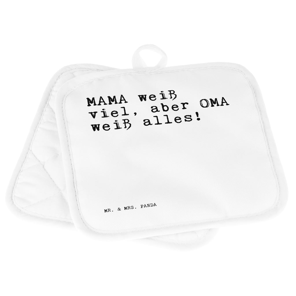 2er Set Topflappen  Sprüche und Zitate MAMA weiß viel, aber OMA weiß alles! Topflappen, Topfuntersetzer, Ofenhandschuh, Topflappen Set, Topflappen lustig, Topflappen mit Spruch, Spruch, Sprüche, lustig, Weisheiten, Zitate, Spruch Sprüche Weisheiten Zitate Lustig Weisheit Worte