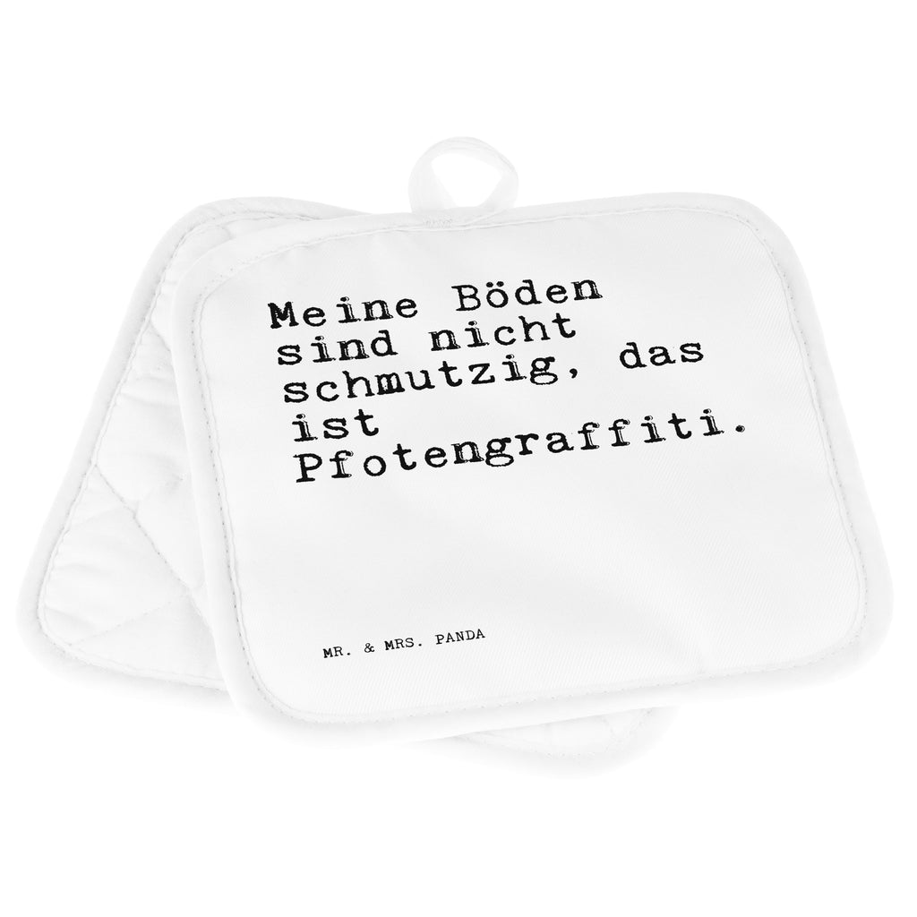 2er Set Topflappen  Sprüche und Zitate Meine Böden sind nicht schmutzig, das ist Pfotengraffiti. Topflappen, Topfuntersetzer, Ofenhandschuh, Topflappen Set, Topflappen lustig, Topflappen mit Spruch, Spruch, Sprüche, lustig, Weisheiten, Zitate, Spruch Sprüche Weisheiten Zitate Lustig Weisheit Worte