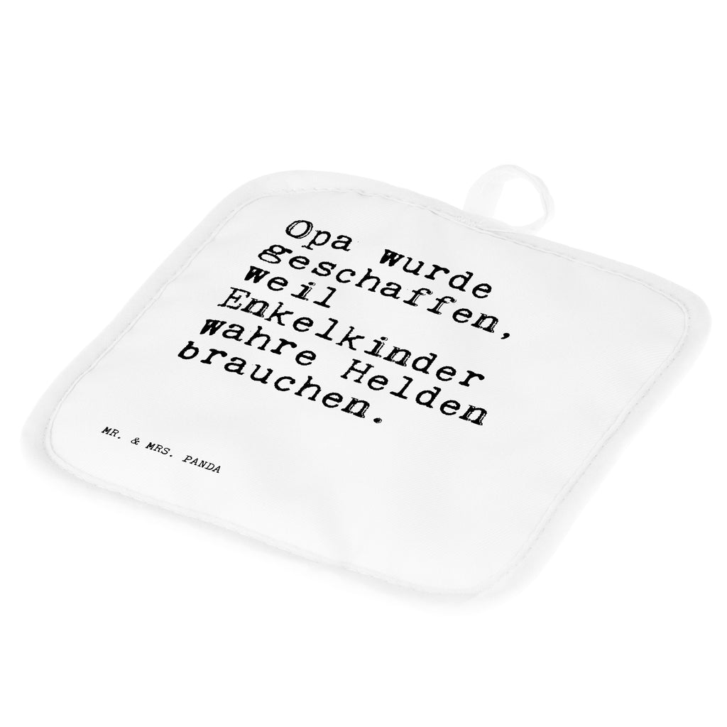 2er Set Topflappen  Sprüche und Zitate Opa wurde geschaffen, weil Enkelkinder wahre Helden brauchen. Topflappen, Topfuntersetzer, Ofenhandschuh, Topflappen Set, Topflappen lustig, Topflappen mit Spruch, Spruch, Sprüche, lustig, Weisheiten, Zitate, Spruch Sprüche Weisheiten Zitate Lustig Weisheit Worte