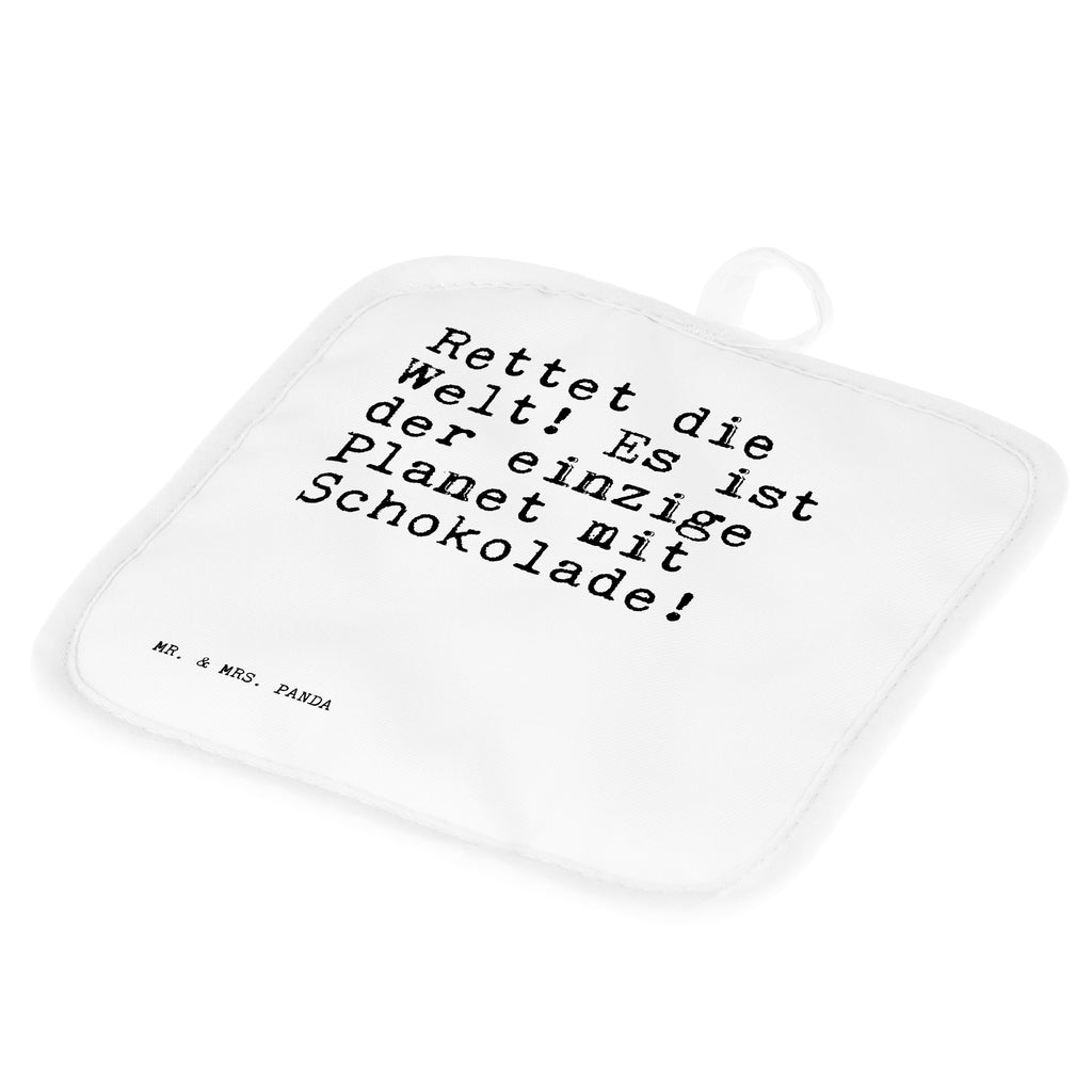 2er Set Topflappen  Sprüche und Zitate Rettet die Welt! Es ist der einzige Planet mit Schokolade! Topflappen, Topfuntersetzer, Ofenhandschuh, Topflappen Set, Topflappen lustig, Topflappen mit Spruch, Spruch, Sprüche, lustig, Weisheiten, Zitate, Spruch Sprüche Weisheiten Zitate Lustig Weisheit Worte