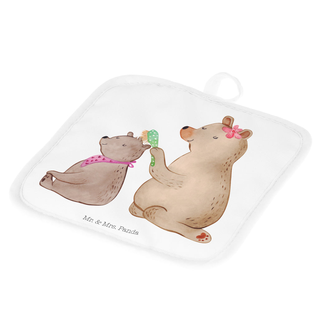 2er Set Topflappen  Bär mit Kind Topflappen, Topfuntersetzer, Ofenhandschuh, Topflappen Set, Topflappen lustig, Topflappen mit Spruch, Familie, Vatertag, Muttertag, Bruder, Schwester, Mama, Papa, Oma, Opa, Geschenk, Mutti, Mutter
