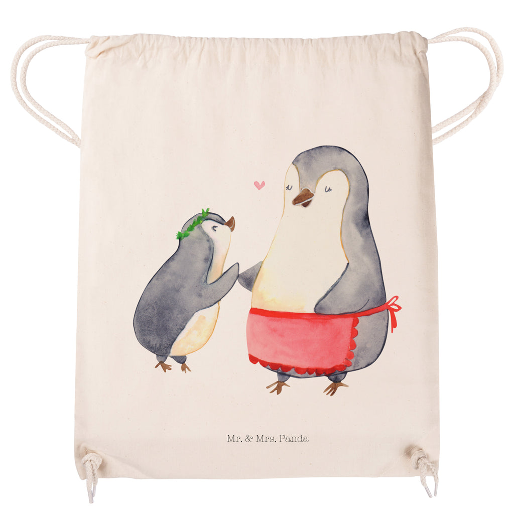 Sportbeutel Pinguin mit Kind Turnbeutel, Beutel, Sporttasche, Tasche, Stoffbeutel, Familie, Vatertag, Muttertag, Bruder, Schwester, Mama, Papa, Oma, Opa, Geschenk, Mami, Mutti, Mutter, Geburststag