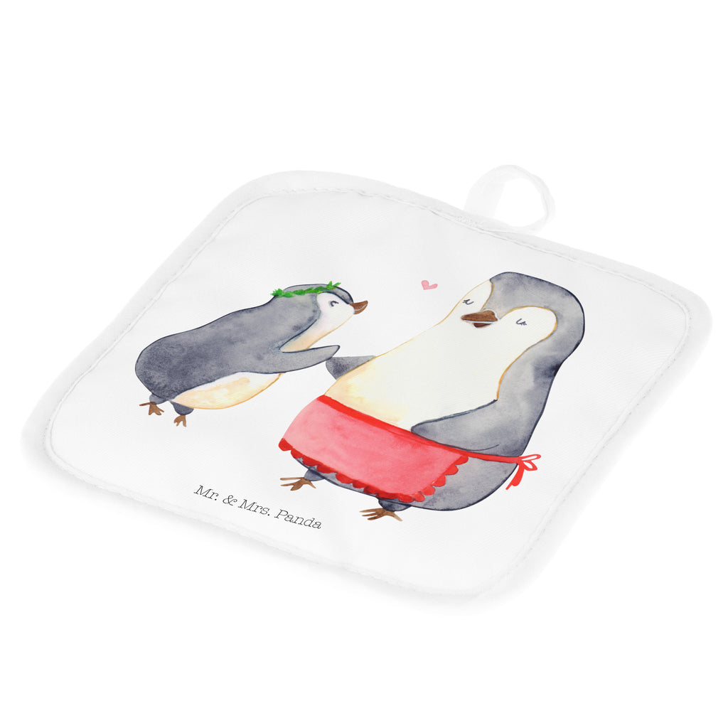 2er Set Topflappen  Pinguin mit Kind Topflappen, Topfuntersetzer, Ofenhandschuh, Topflappen Set, Topflappen lustig, Topflappen mit Spruch, Familie, Vatertag, Muttertag, Bruder, Schwester, Mama, Papa, Oma, Opa, Geschenk, Mami, Mutti, Mutter, Geburststag