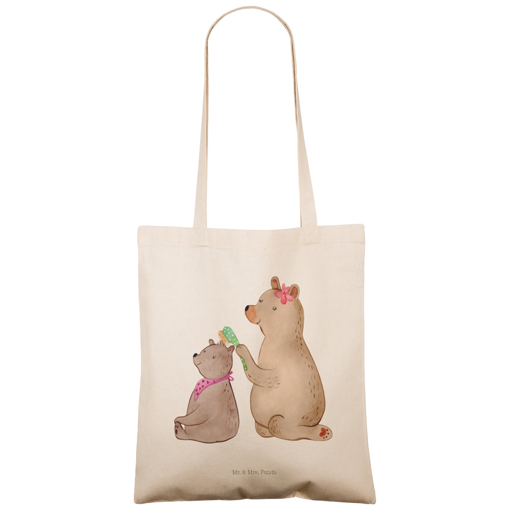 Tragetasche Bär mit Kind Beuteltasche, Beutel, Einkaufstasche, Jutebeutel, Stoffbeutel, Familie, Vatertag, Muttertag, Bruder, Schwester, Mama, Papa, Oma, Opa, Geschenk, Mutti, Mutter