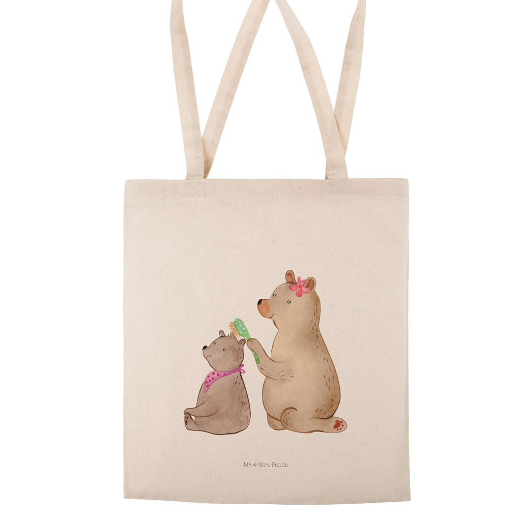 Tragetasche Bär mit Kind Beuteltasche, Beutel, Einkaufstasche, Jutebeutel, Stoffbeutel, Familie, Vatertag, Muttertag, Bruder, Schwester, Mama, Papa, Oma, Opa, Geschenk, Mutti, Mutter