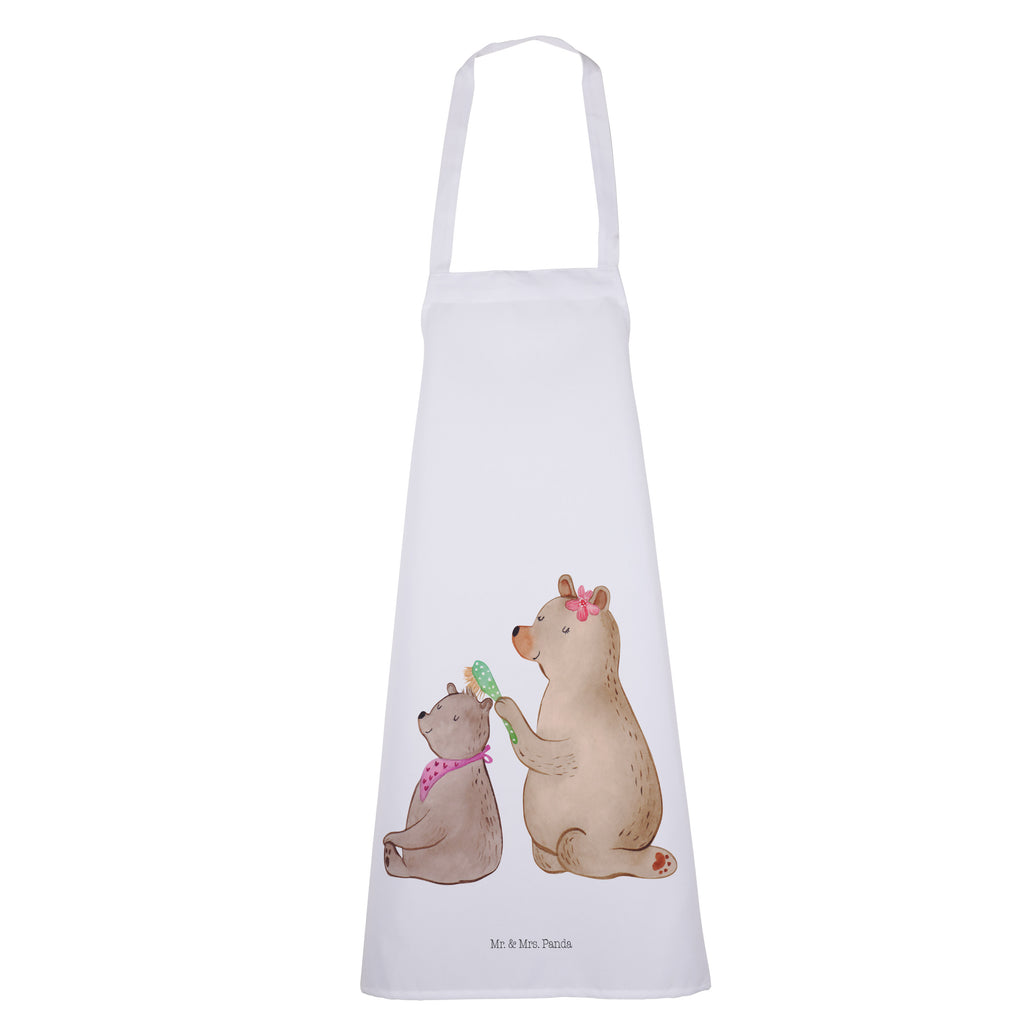 Kochschürze Bär mit Kind Schürze, Backschürze, Küchenschürze, Grillschürze, Latzschürze, Familie, Vatertag, Muttertag, Bruder, Schwester, Mama, Papa, Oma, Opa, Geschenk, Mutti, Mutter