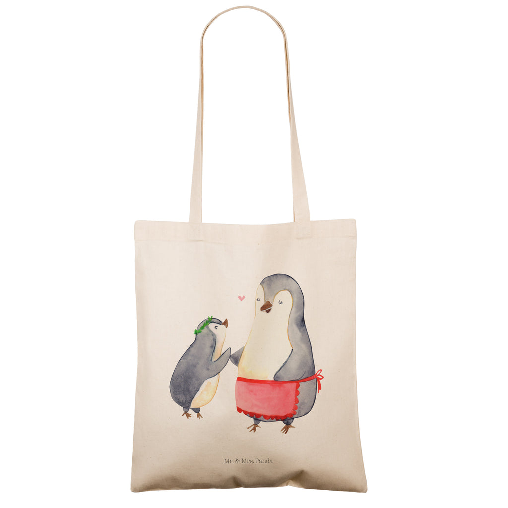 Tragetasche Pinguin mit Kind Beuteltasche, Beutel, Einkaufstasche, Jutebeutel, Stoffbeutel, Familie, Vatertag, Muttertag, Bruder, Schwester, Mama, Papa, Oma, Opa, Geschenk, Mami, Mutti, Mutter, Geburststag