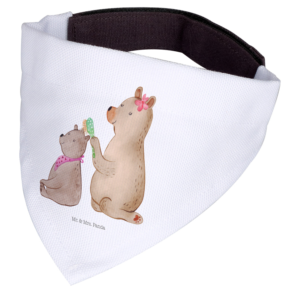 Hundehalstuch M Bär mit Kind Hundehalstuch, Halstuch, Hunde, Tuch, mittel, mittelgroße Hunde, Familie, Vatertag, Muttertag, Bruder, Schwester, Mama, Papa, Oma, Opa, Geschenk, Mutti, Mutter