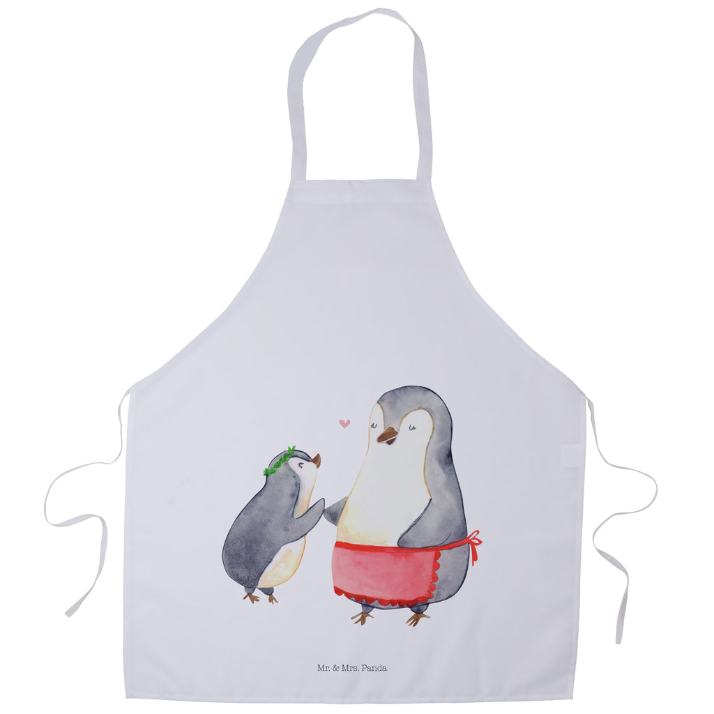 Kochschürze Pinguin mit Kind Schürze, Backschürze, Küchenschürze, Grillschürze, Latzschürze, Familie, Vatertag, Muttertag, Bruder, Schwester, Mama, Papa, Oma, Opa, Geschenk, Mami, Mutti, Mutter, Geburststag