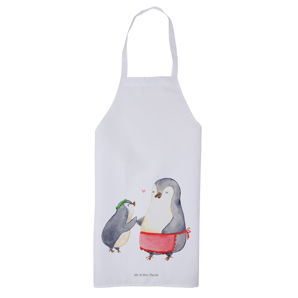 Kochschürze Pinguin mit Kind Schürze, Backschürze, Küchenschürze, Grillschürze, Latzschürze, Familie, Vatertag, Muttertag, Bruder, Schwester, Mama, Papa, Oma, Opa, Geschenk, Mami, Mutti, Mutter, Geburststag
