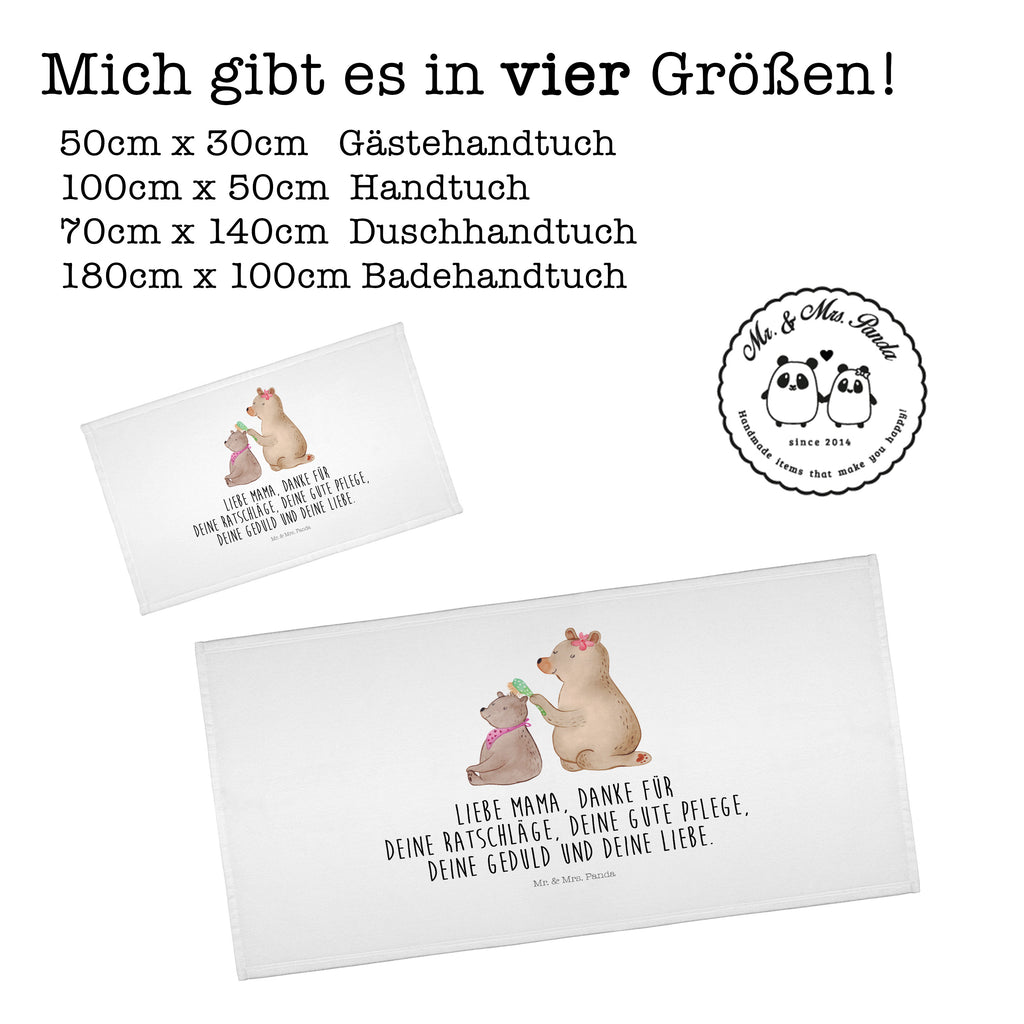 Gäste Handtuch Bär mit Kind Gästetuch, Reisehandtuch, Sport Handtuch, Frottier, Kinder Handtuch, Familie, Vatertag, Muttertag, Bruder, Schwester, Mama, Papa, Oma, Opa, Geschenk, Mutti, Mutter