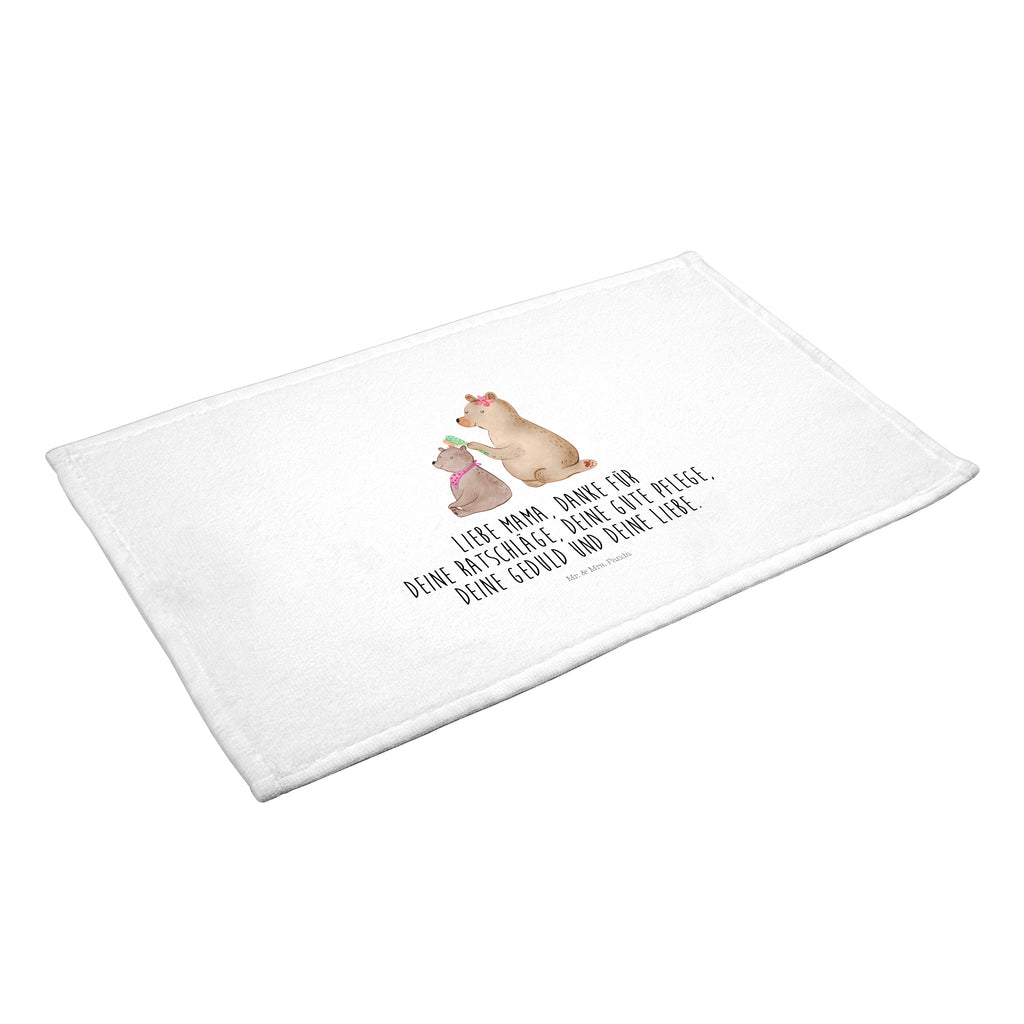 50 x 100 Handtuch Bär mit Kind Handtuch, Badehandtuch, Badezimmer, Handtücher, groß, Kinder, Baby, Familie, Vatertag, Muttertag, Bruder, Schwester, Mama, Papa, Oma, Opa, Geschenk, Mutti, Mutter