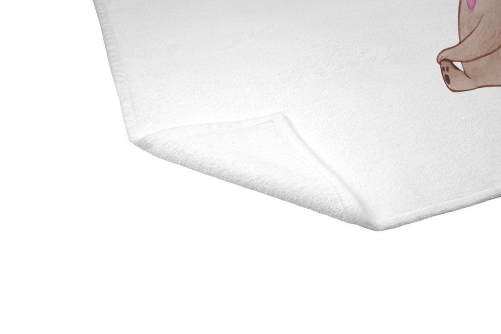 50 x 100 Handtuch Bär mit Kind Handtuch, Badehandtuch, Badezimmer, Handtücher, groß, Kinder, Baby, Familie, Vatertag, Muttertag, Bruder, Schwester, Mama, Papa, Oma, Opa, Geschenk, Mutti, Mutter