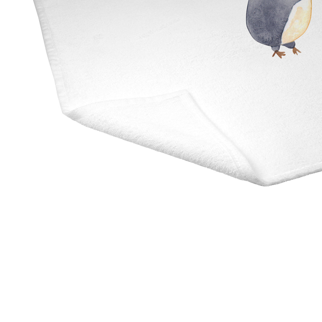 50 x 100 Handtuch Pinguin mit Kind Handtuch, Badehandtuch, Badezimmer, Handtücher, groß, Kinder, Baby, Familie, Vatertag, Muttertag, Bruder, Schwester, Mama, Papa, Oma, Opa, Geschenk, Mami, Mutti, Mutter, Geburststag