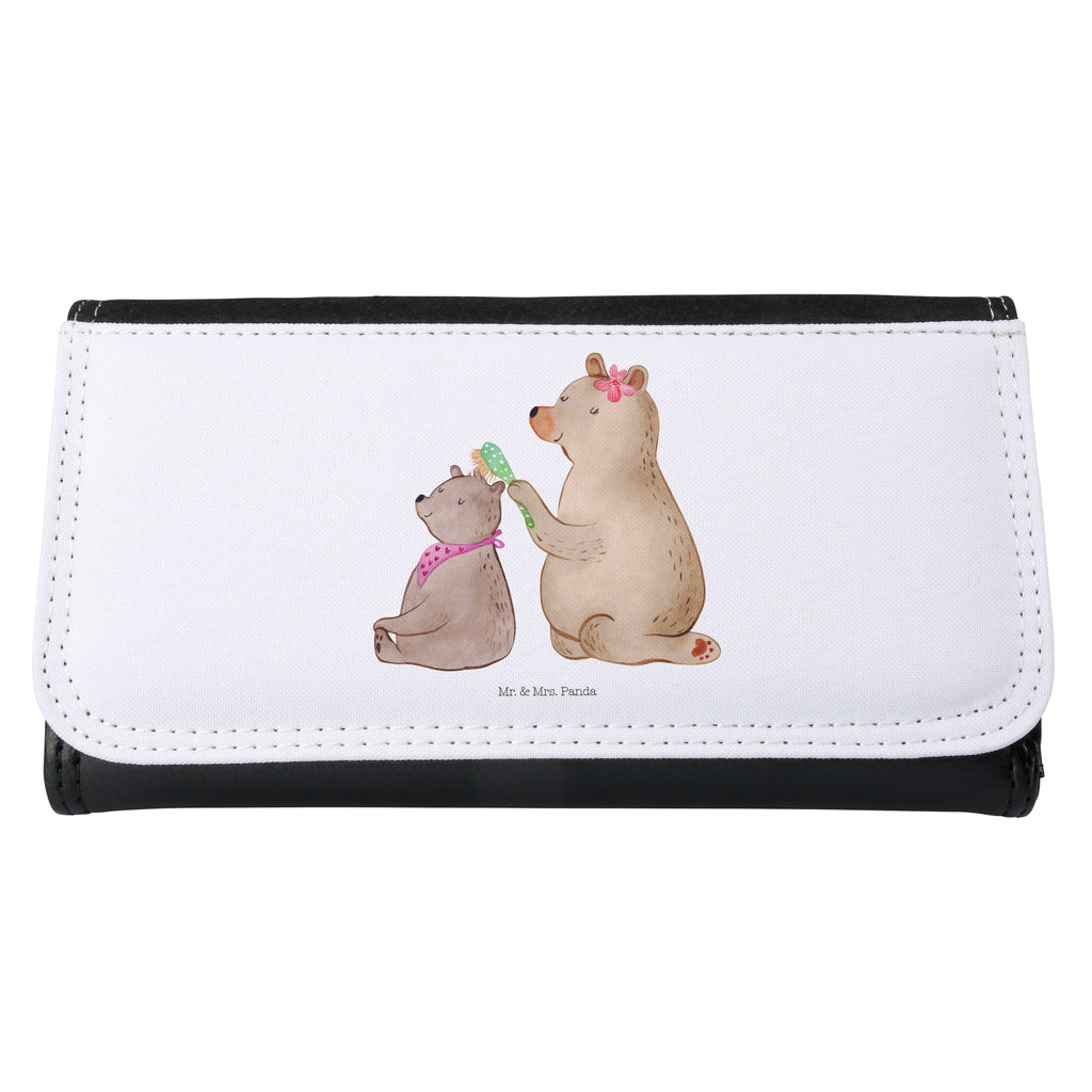 Damen Portemonnaie Bär mit Kind Portemonnaie, Portemonee, Geldbörse, Damen, Groß, XXL, Geldbeutel, Portemonnaies, Familie, Vatertag, Muttertag, Bruder, Schwester, Mama, Papa, Oma, Opa, Geschenk, Mutti, Mutter
