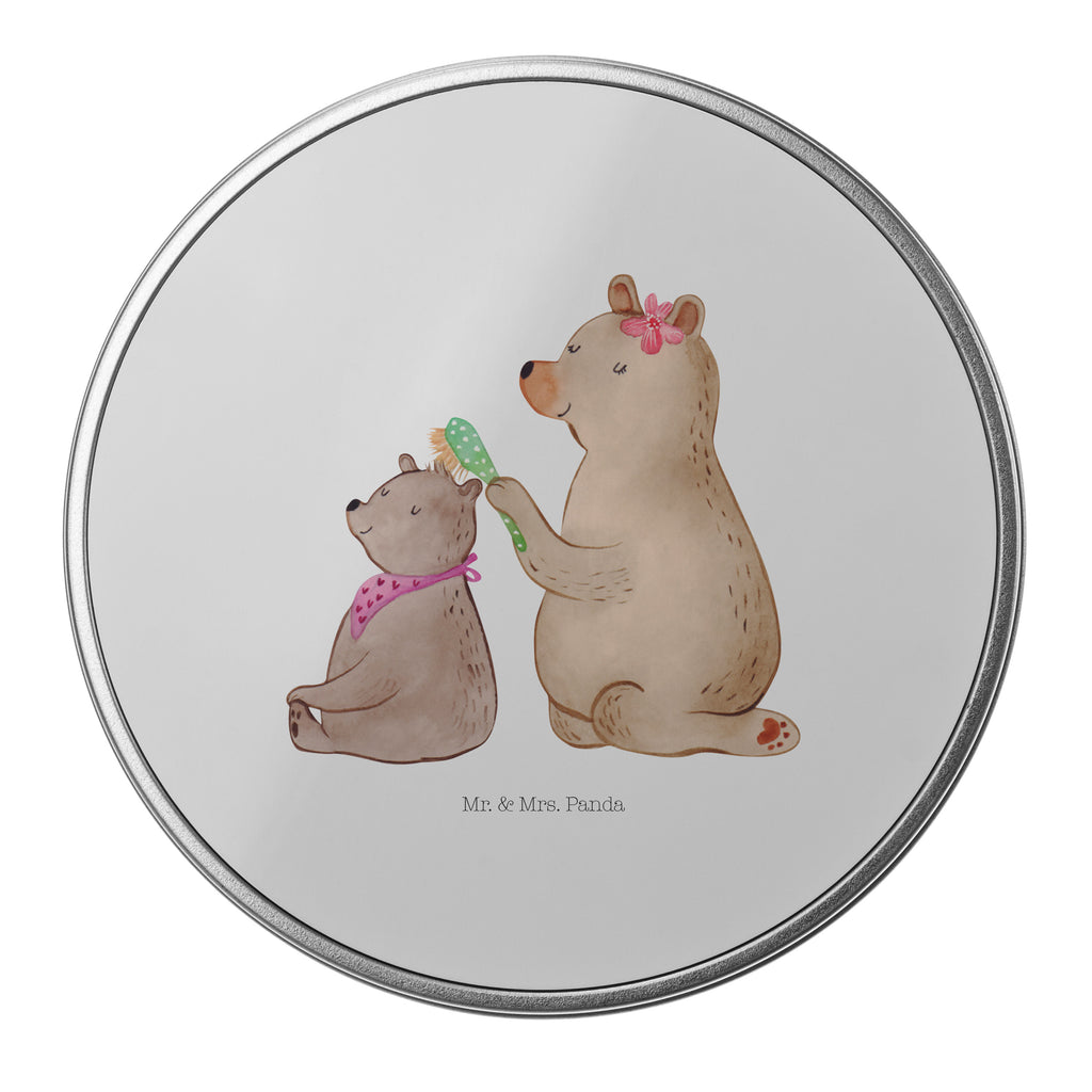 Blechdose rund Bär mit Kind Metalldose, Keksdose, Dose, Vorratsdose, Geschenkbox, Familie, Vatertag, Muttertag, Bruder, Schwester, Mama, Papa, Oma, Opa, Geschenk, Mutti, Mutter