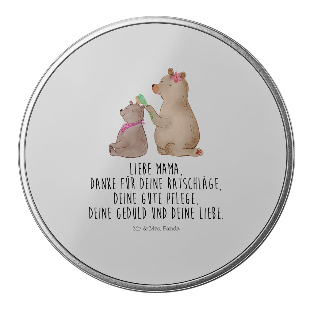 Blechdose rund Bär mit Kind Metalldose, Keksdose, Dose, Vorratsdose, Geschenkbox, Familie, Vatertag, Muttertag, Bruder, Schwester, Mama, Papa, Oma, Opa, Geschenk, Mutti, Mutter