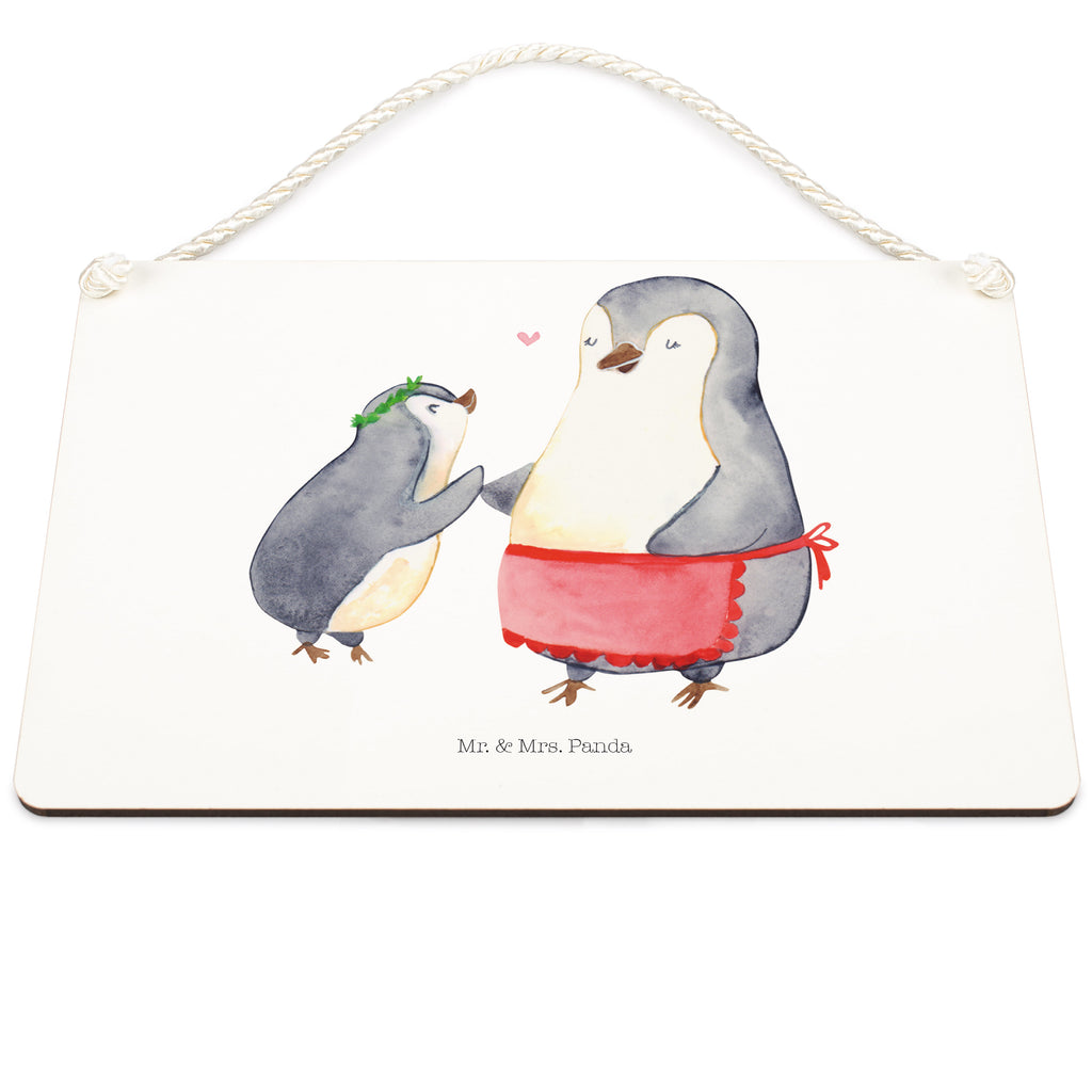 Deko Schild Pinguin mit Kind Dekoschild, Deko Schild, Schild, Tür Schild, Türschild, Holzschild, Wandschild, Wanddeko, Familie, Vatertag, Muttertag, Bruder, Schwester, Mama, Papa, Oma, Opa, Geschenk, Mami, Mutti, Mutter, Geburststag