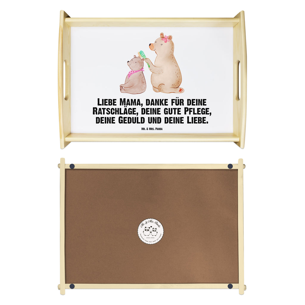 Serviertablett Bär mit Kind Tablett, Holztablett, Küchentablett, Dekotablett, Frühstückstablett, Familie, Vatertag, Muttertag, Bruder, Schwester, Mama, Papa, Oma, Opa, Geschenk, Mutti, Mutter