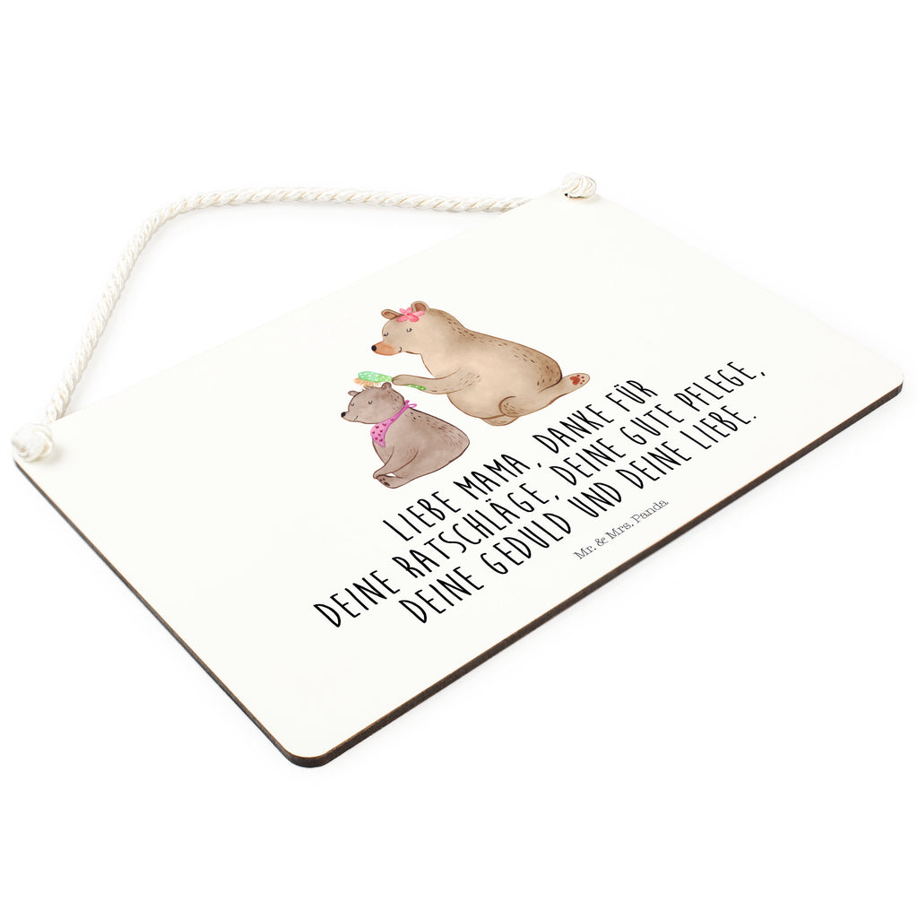Deko Schild Bär mit Kind Dekoschild, Deko Schild, Schild, Tür Schild, Türschild, Holzschild, Wandschild, Wanddeko, Familie, Vatertag, Muttertag, Bruder, Schwester, Mama, Papa, Oma, Opa, Geschenk, Mutti, Mutter