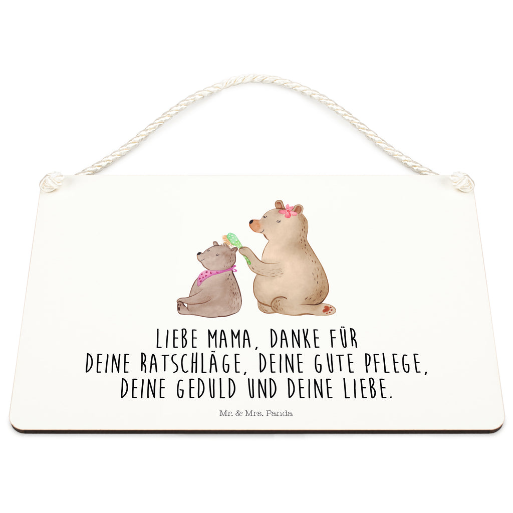 Deko Schild Bär mit Kind Dekoschild, Deko Schild, Schild, Tür Schild, Türschild, Holzschild, Wandschild, Wanddeko, Familie, Vatertag, Muttertag, Bruder, Schwester, Mama, Papa, Oma, Opa, Geschenk, Mutti, Mutter