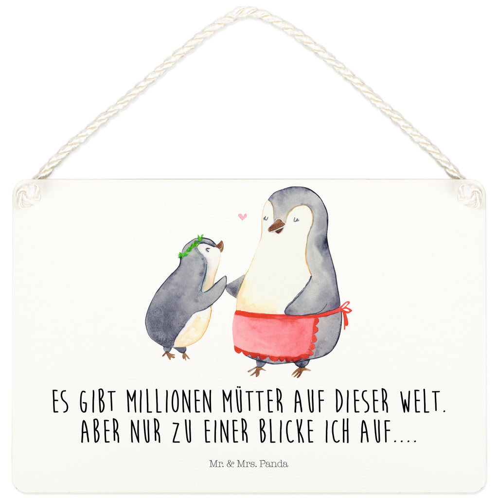 Deko Schild Pinguin mit Kind Dekoschild, Deko Schild, Schild, Tür Schild, Türschild, Holzschild, Wandschild, Wanddeko, Familie, Vatertag, Muttertag, Bruder, Schwester, Mama, Papa, Oma, Opa, Geschenk, Mami, Mutti, Mutter, Geburststag