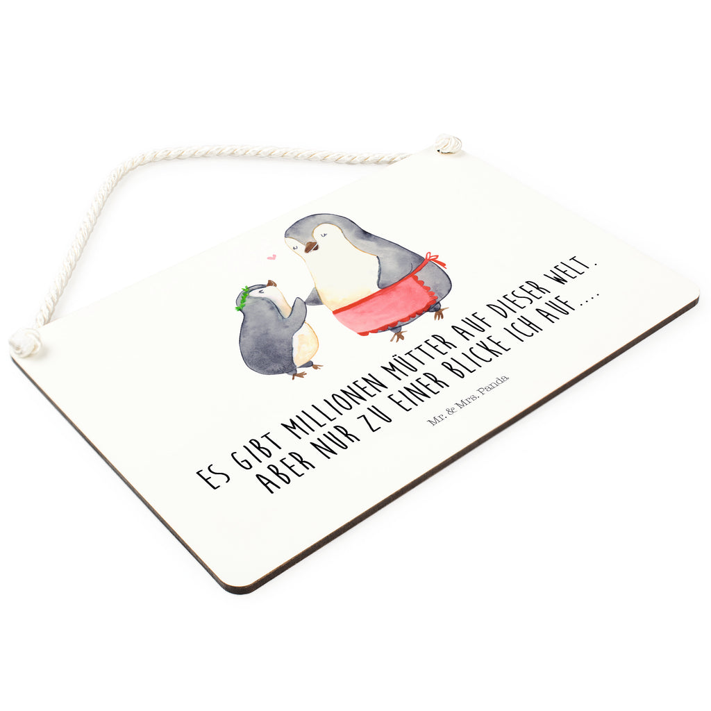Deko Schild Pinguin mit Kind Dekoschild, Deko Schild, Schild, Tür Schild, Türschild, Holzschild, Wandschild, Wanddeko, Familie, Vatertag, Muttertag, Bruder, Schwester, Mama, Papa, Oma, Opa, Geschenk, Mami, Mutti, Mutter, Geburststag